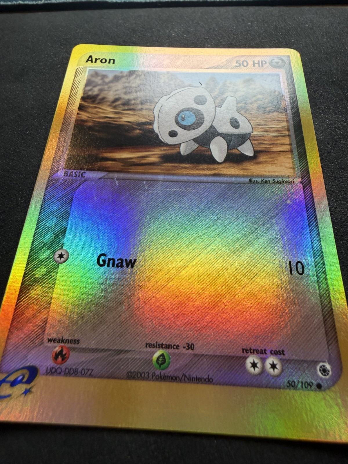 Pokémon Aron 50/109 EX Ruby & Sapphire Common Reverse Holo - LP