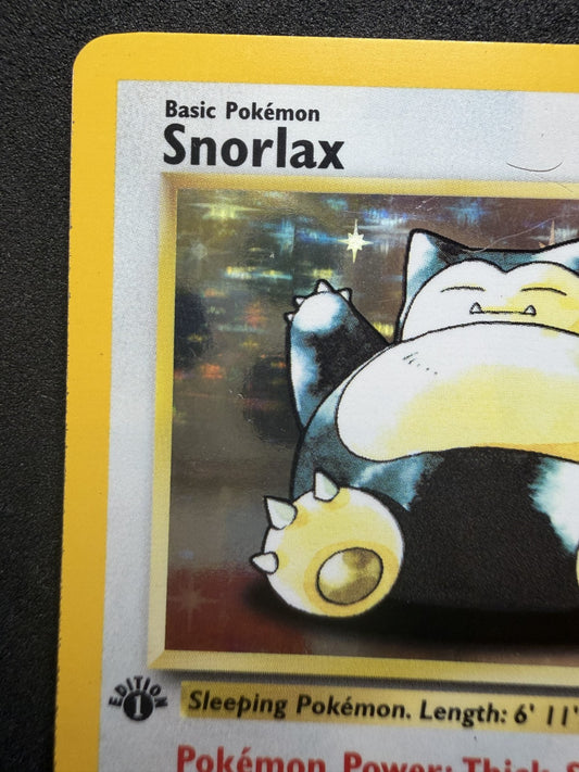 1st Edition Snorlax Jungle 1999 Holo Rare 11/64 - MP