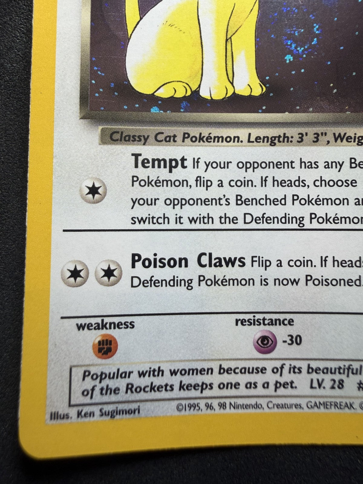 Pokémon TCG - Dark Persian - Black Star Promo #17 - & SWIRL 🌀 - NM