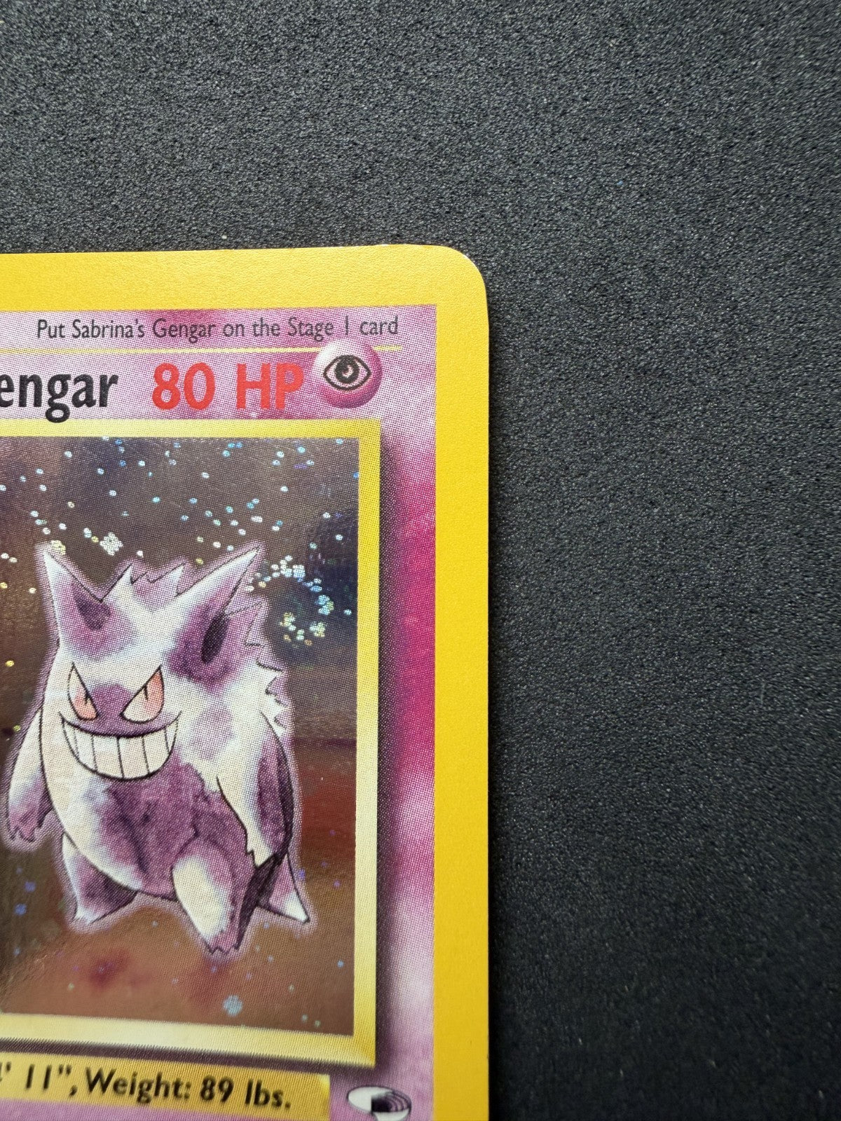 Sabrina's Gengar 14/132 Gym Heroes 1st Ed Holo Vintage Pokemon - & SWIRLLL - VLP