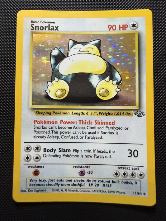 Pokémon TCG Snorlax Jungle 11/64 Holo Unlimited Holo - NM