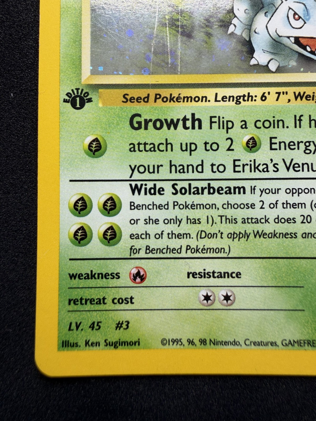 Pokemon TCG: Erikas Venusaur [1st Edition] #4 Pokemon Gym Challenge - LP & SWIRL