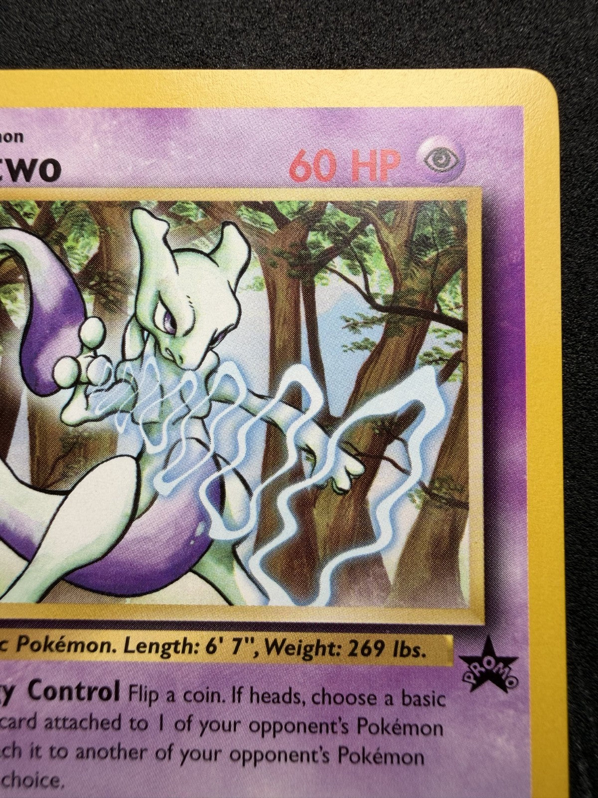 Mewtwo #12 Rare Black Star Promo WoTc Pokemon Card - NM