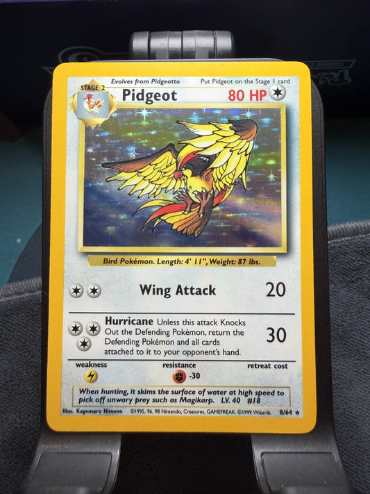Jungle Pidgeot 8/64 Holo No Symbol Error - VLP