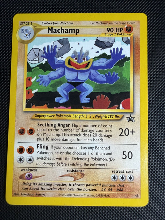 Machamp 43 Black Star Promo Wizards WOTC 2002 Pokemon - NM