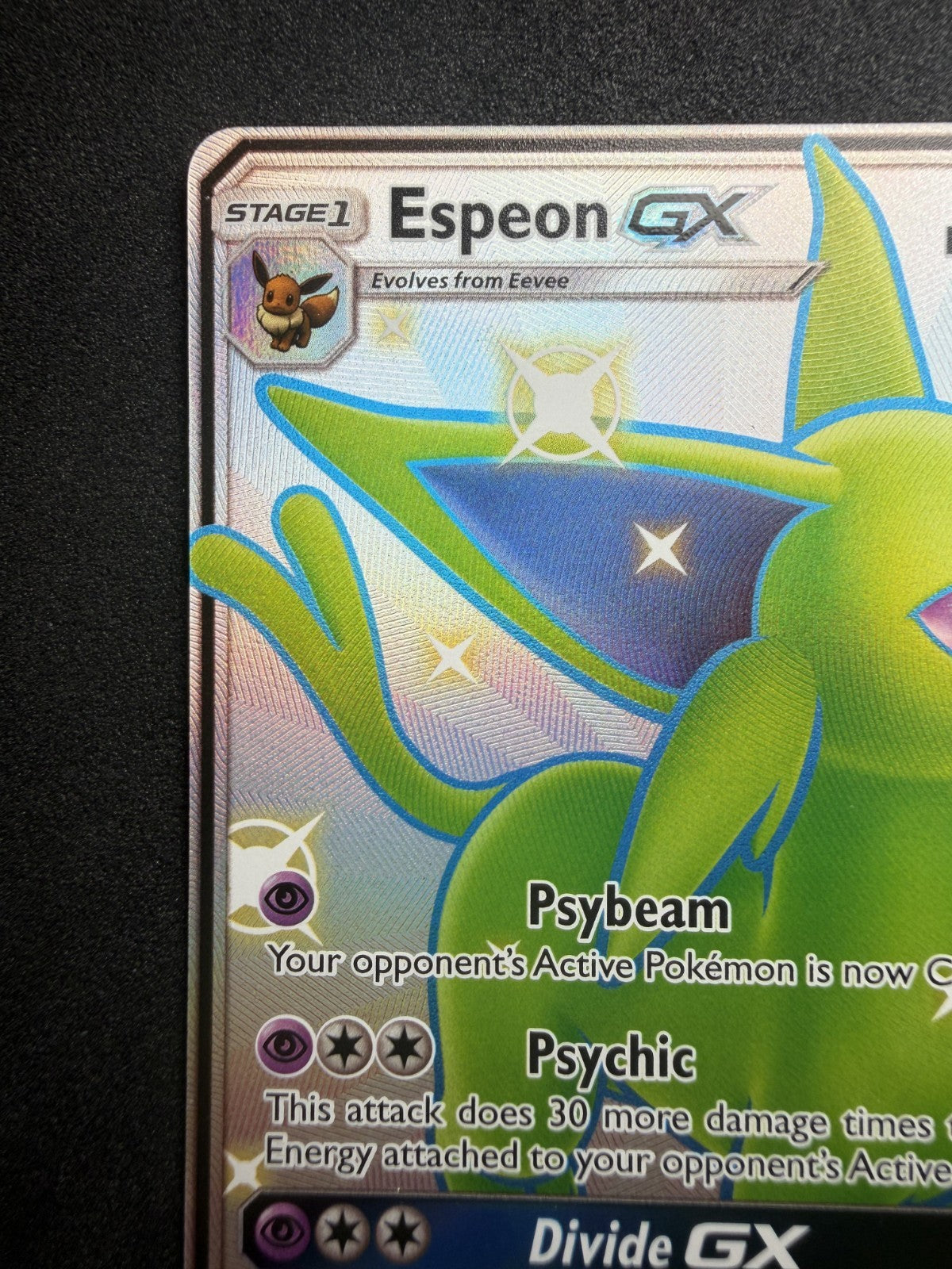 Espeon GX SV60/SV94 Shiny GX Rare Hidden Fates Shiny Vault Pokemon - NM