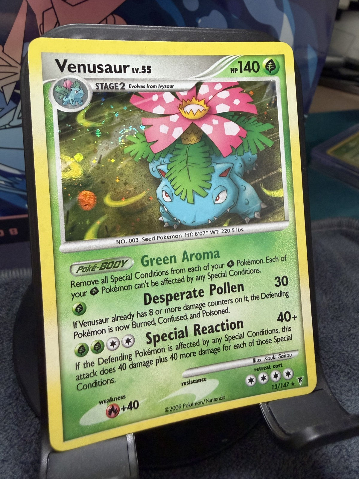 Venusaur 13/147 Holo Supreme Victors - & BIG SWIRL!!! - NM