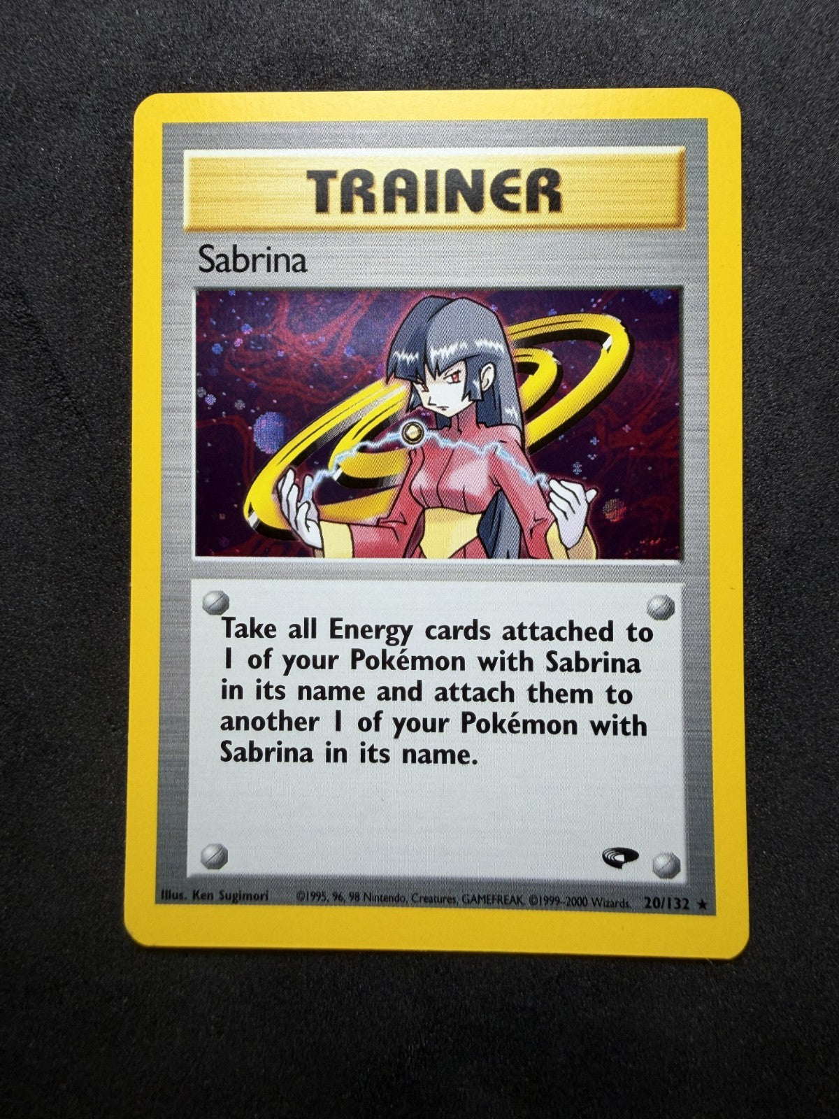 Pokemon TCG: Sabrina #20 Pokemon Gym Challenge Holo - NM