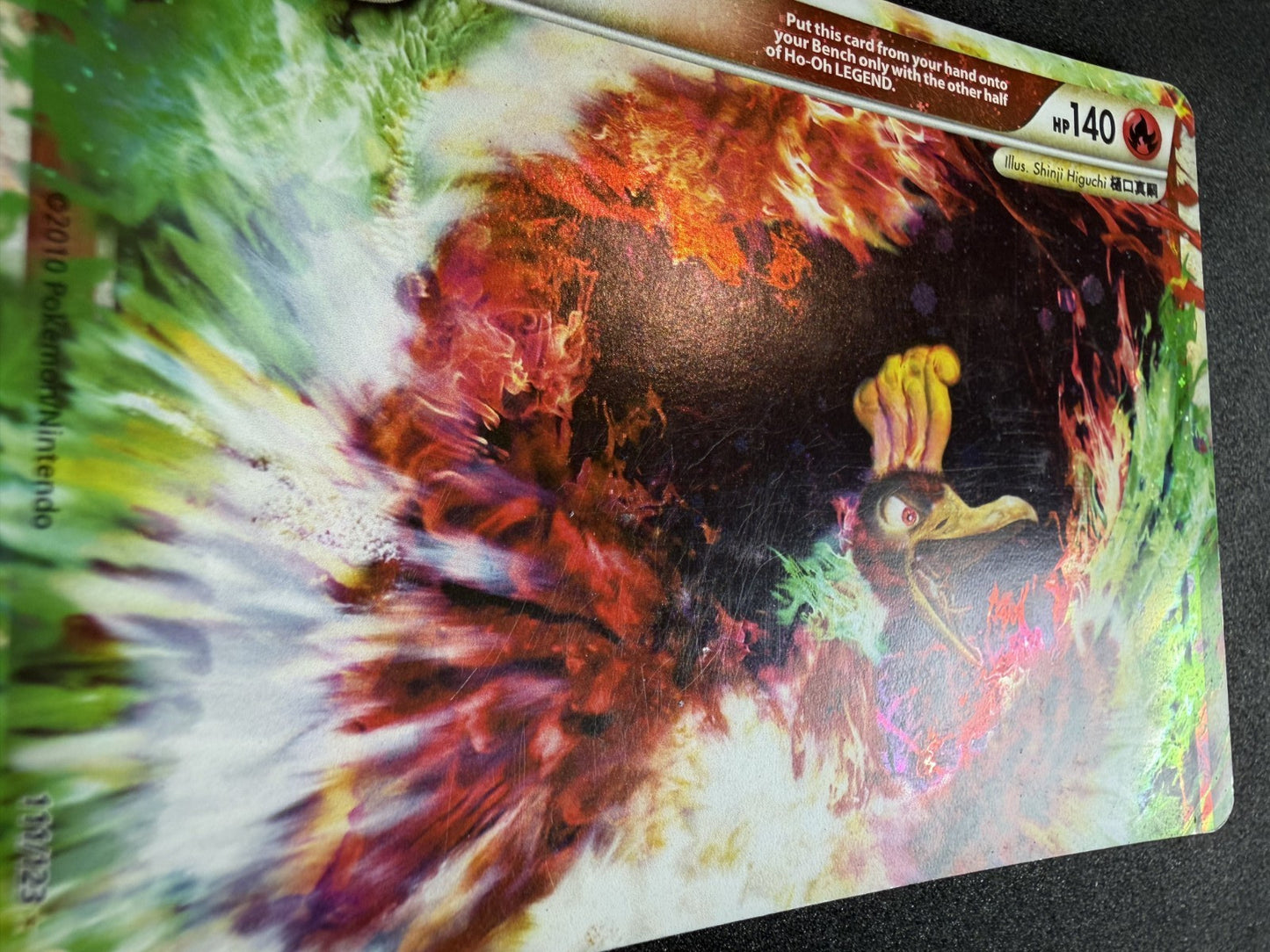 Pokemon Ho-Oh Legend (Top) 111/123 Heartgold & Soulsilver Holo - MP