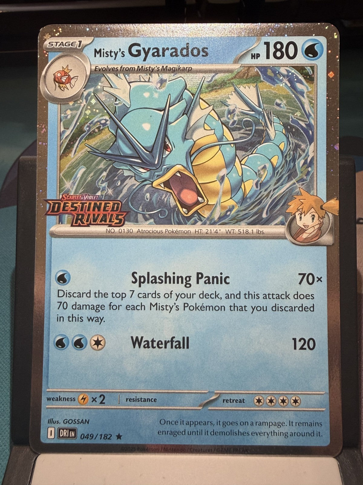 Misty's Gyarados [Stamped] #49 Pokemon Destined Rivals - Mint