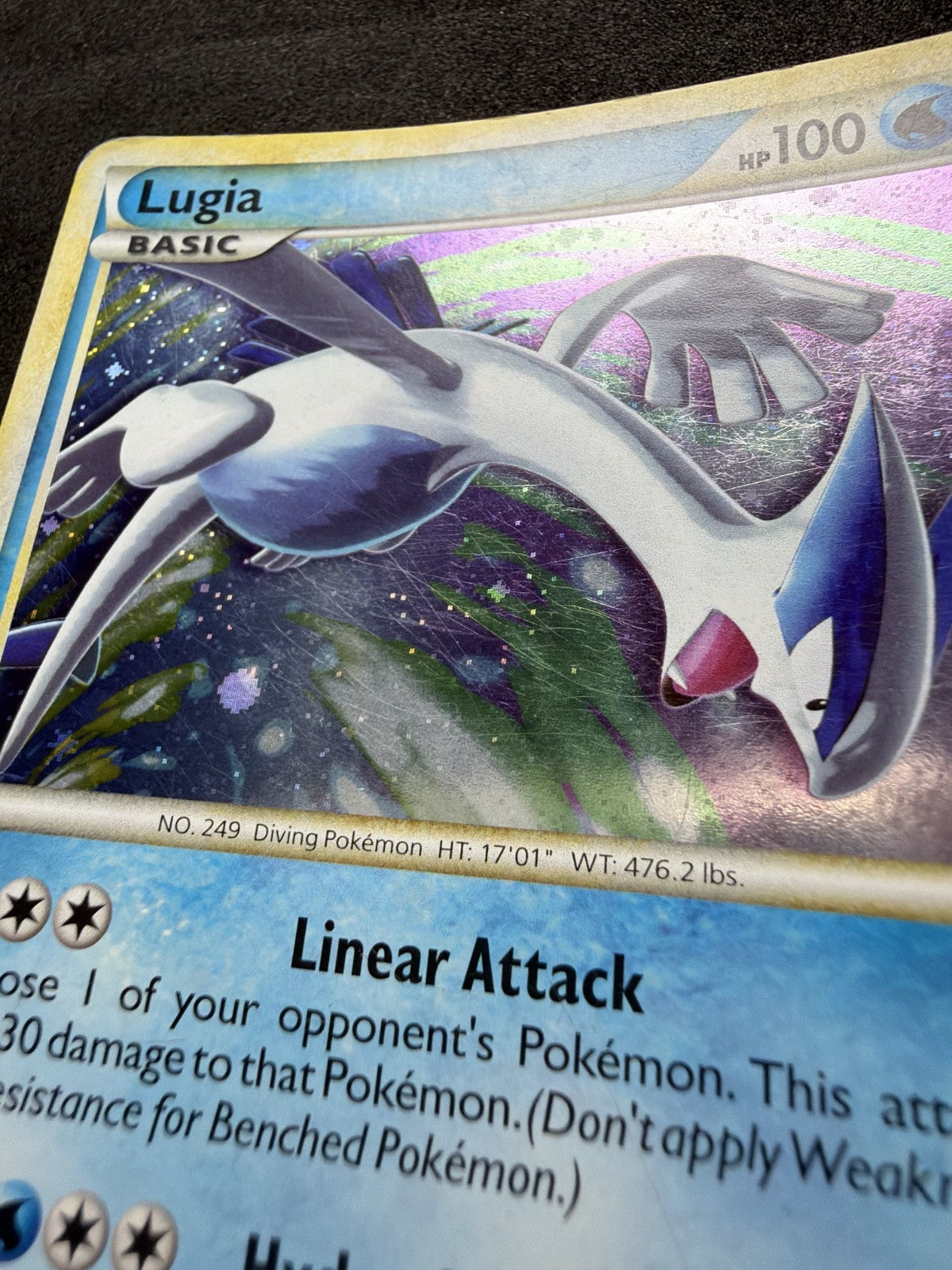 Lugia 15/95 - Holo - Call of Legends - Pokemon Card - *Small crease and lift* - MP