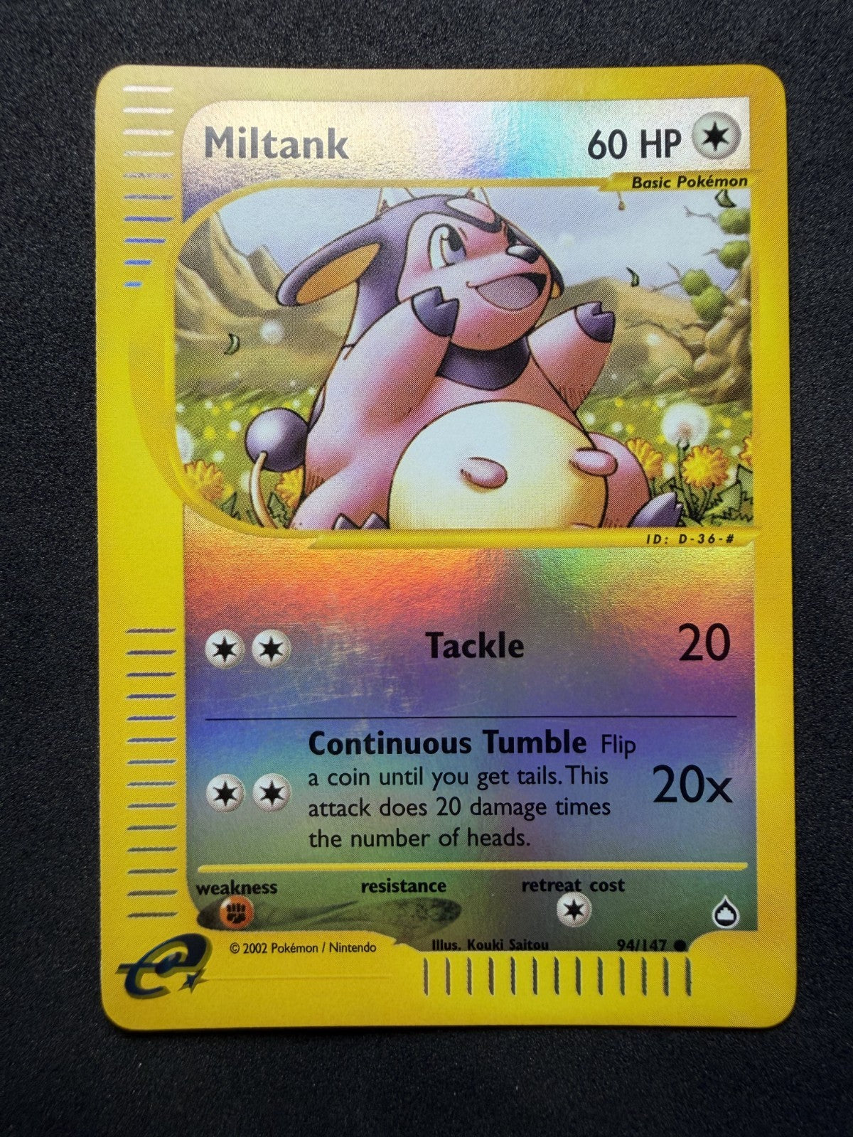 Pokemon TCG: Miltank [Reverse Holo] #94 Pokemon Aquapolis - LP