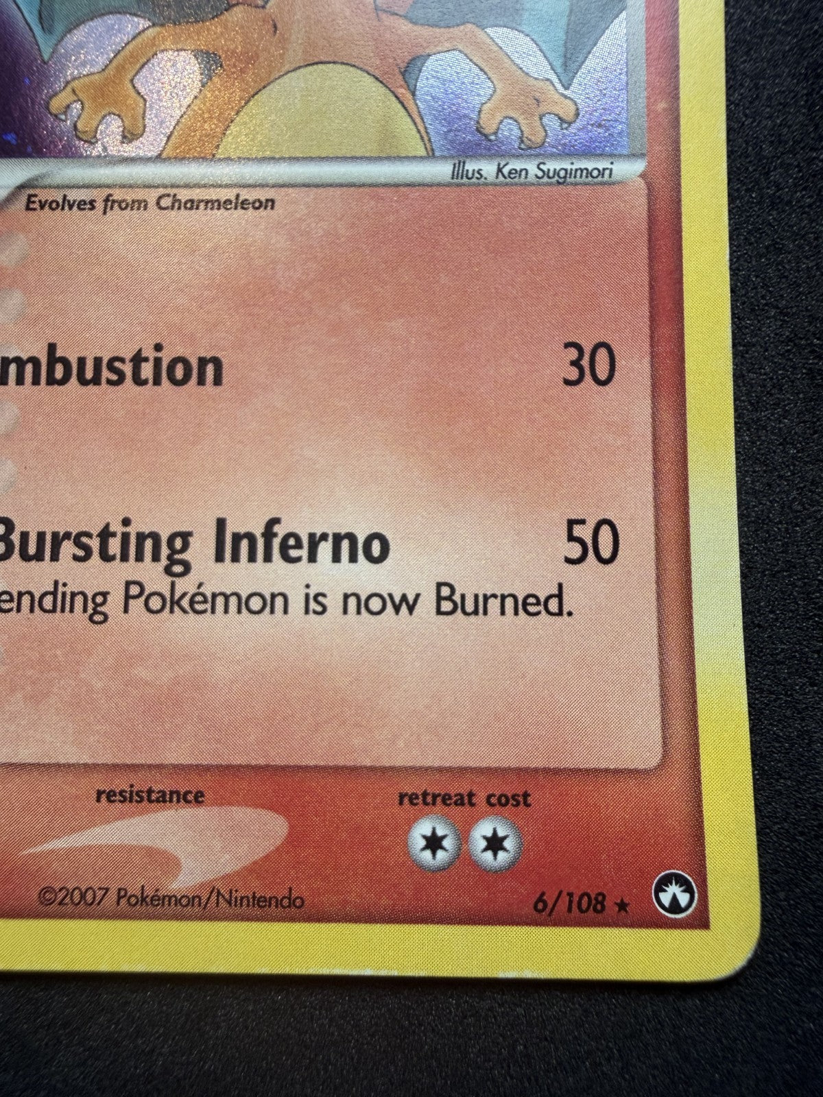 Charizard Holo Pokemon Card EX Power Keepers 6/108 - MP