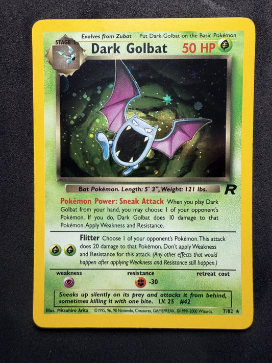Pokemon TCG: Dark Golbat #7 Pokemon Team Rocket - NM