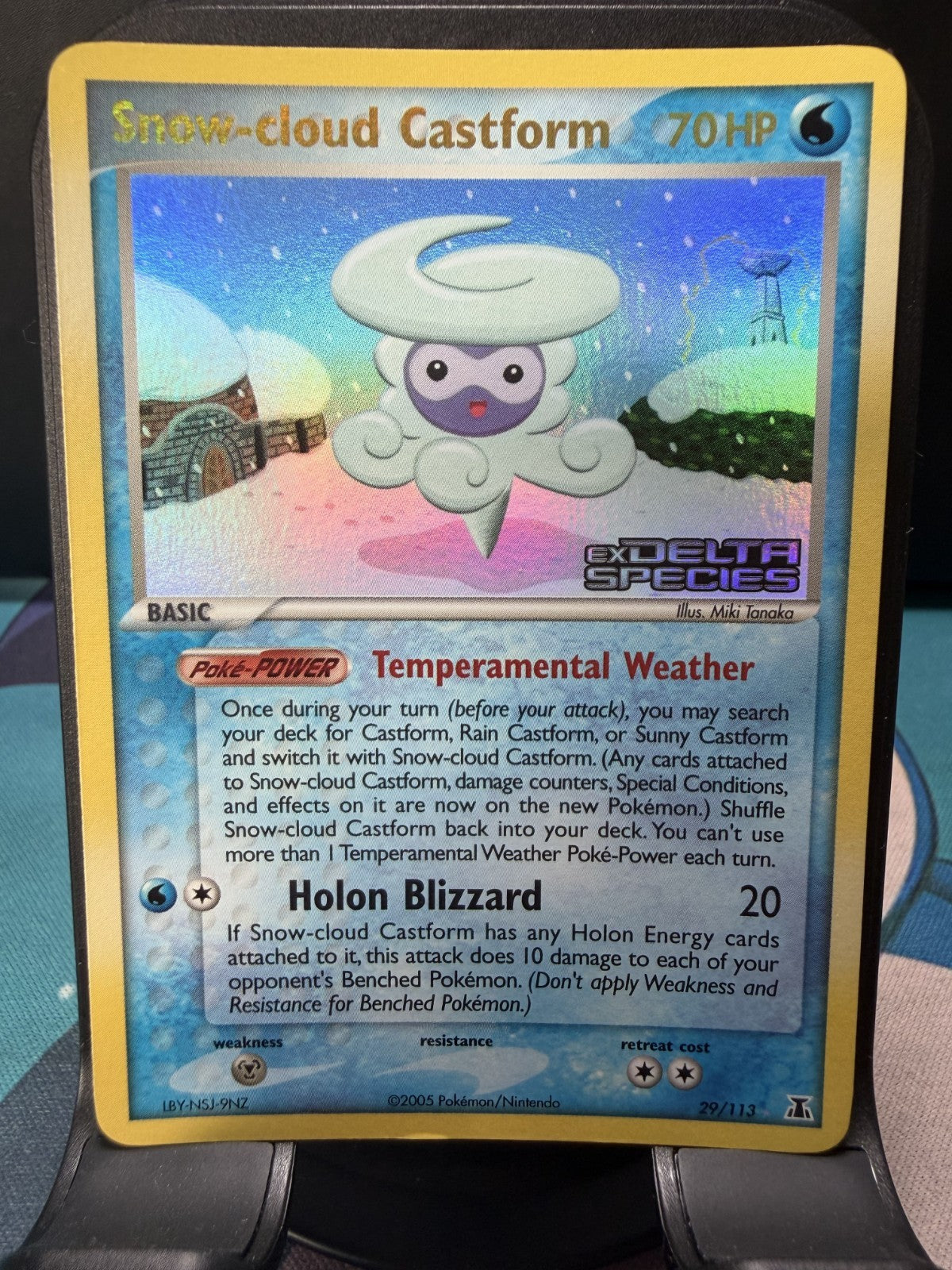 Snow-cloud Castform [Reverse Holo] #29 Pokemon Delta Species - LP