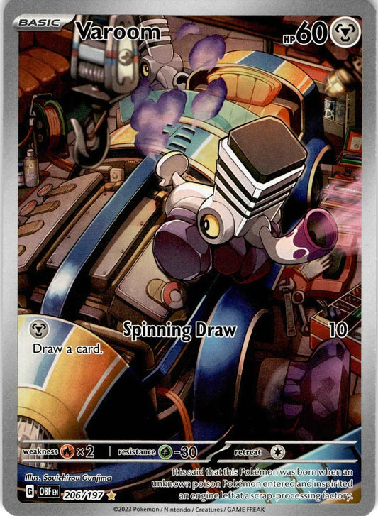 Varoom	Obsidian Flames	206/197 - NM