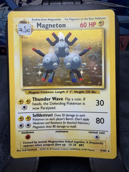 Magneton 11/62 Holo Rare Fossil Pokemon Unlimited Holo - MP