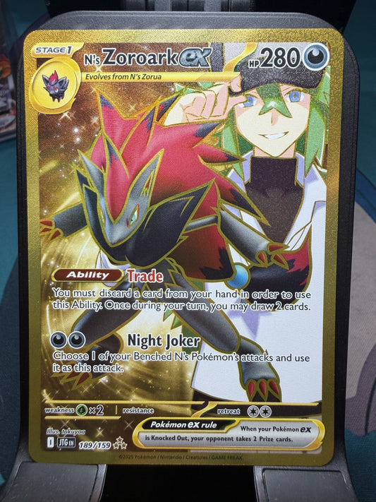 N's Zoroark Ex #189 Pokemon Journey Together - NM