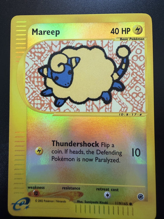 Mareep - Expedition (EX) #119/165 Common Reverse Holo - NM