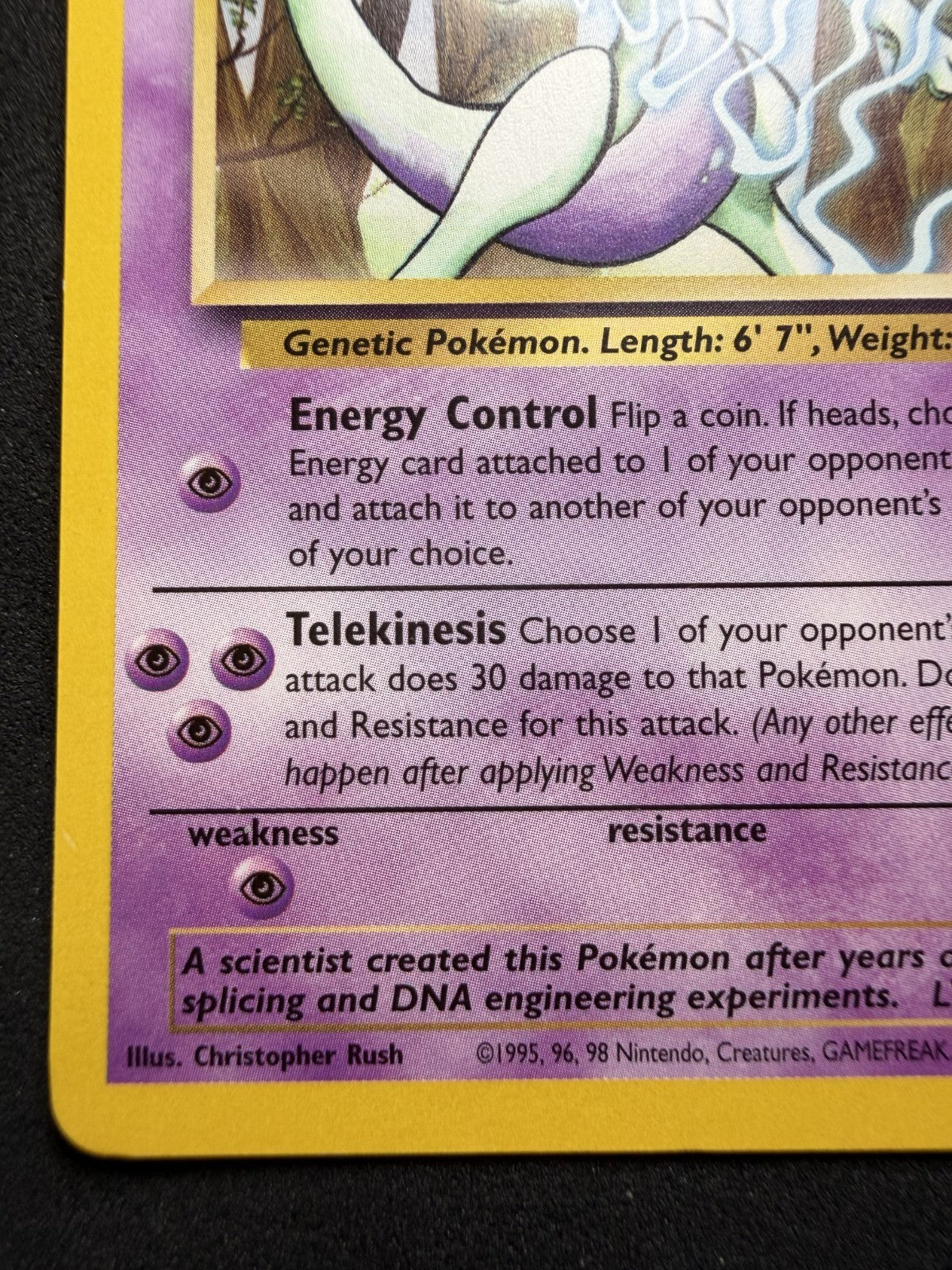 Mewtwo #12 Rare Black Star Promo WoTc Pokemon Card - NM