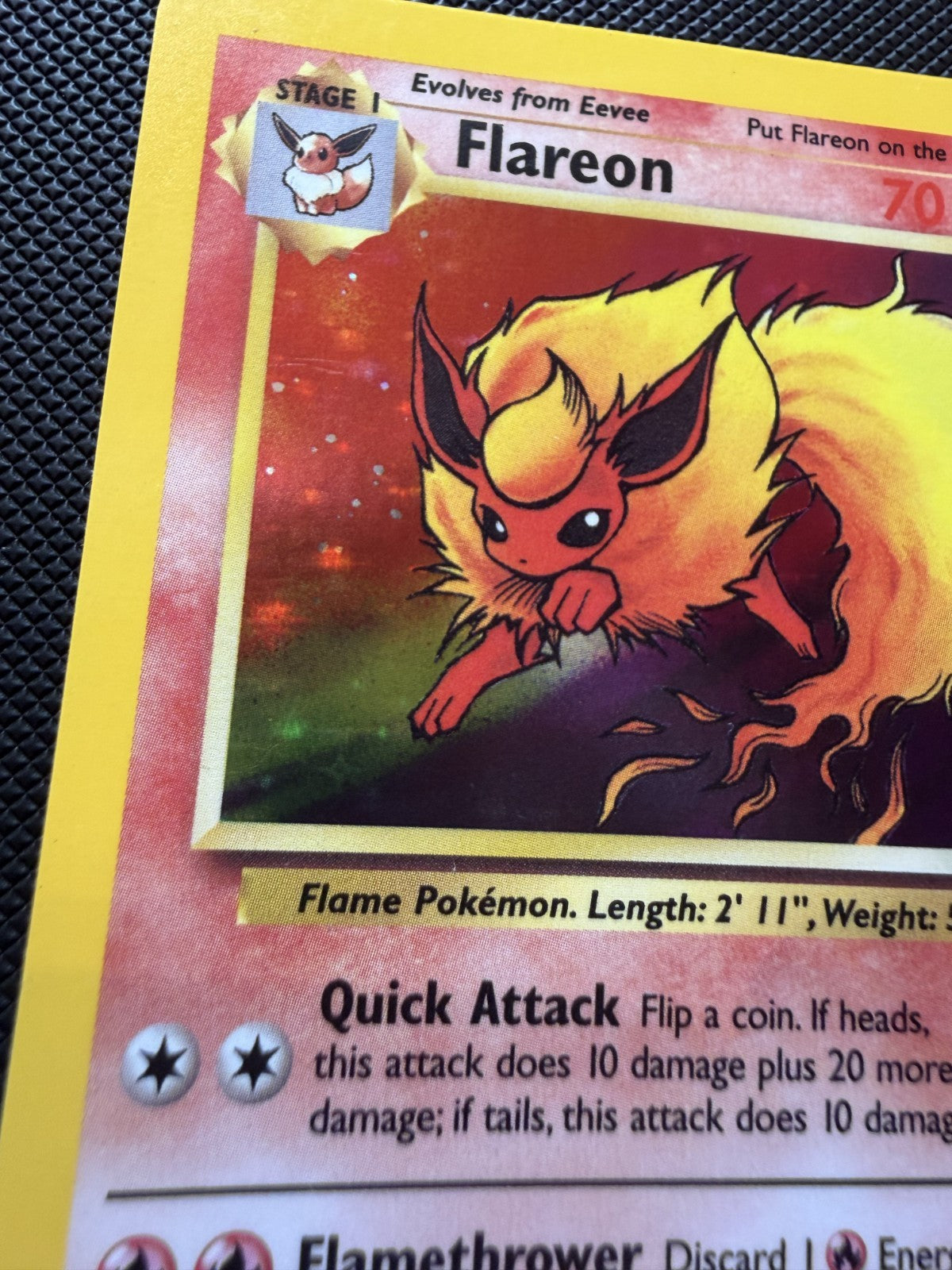 Flareon 3/64 Holo Rare Jungle Pokemon TCG - NM