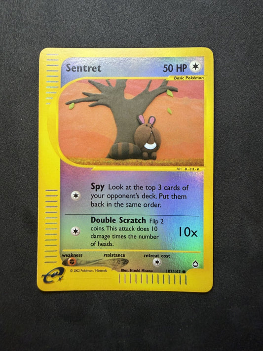 Sentret [Reverse Holo] #107 Pokemon Aquapolis - NM