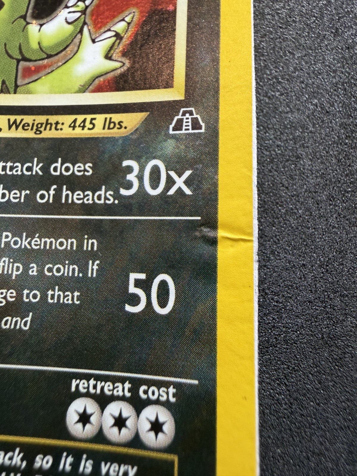 Pokemon TCG - Tyranitar Neo Discovery - 2001 - Holo 12/75 Rare WoTC - *Creased* - NM