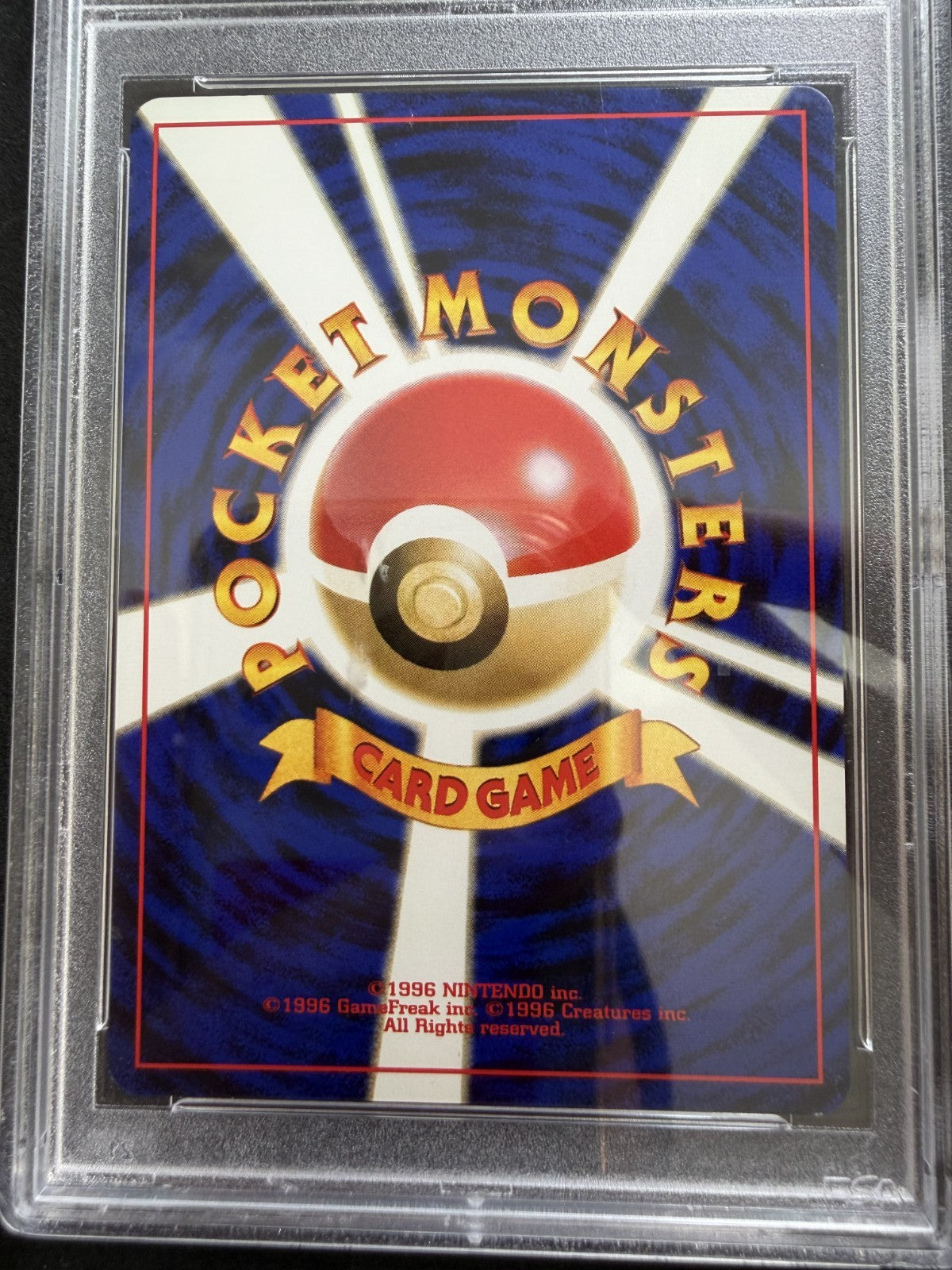 Espeon #196 Pokemon Crossing The Ruins Japanese 2000 - SWIRL (Tail) - PSA 8
