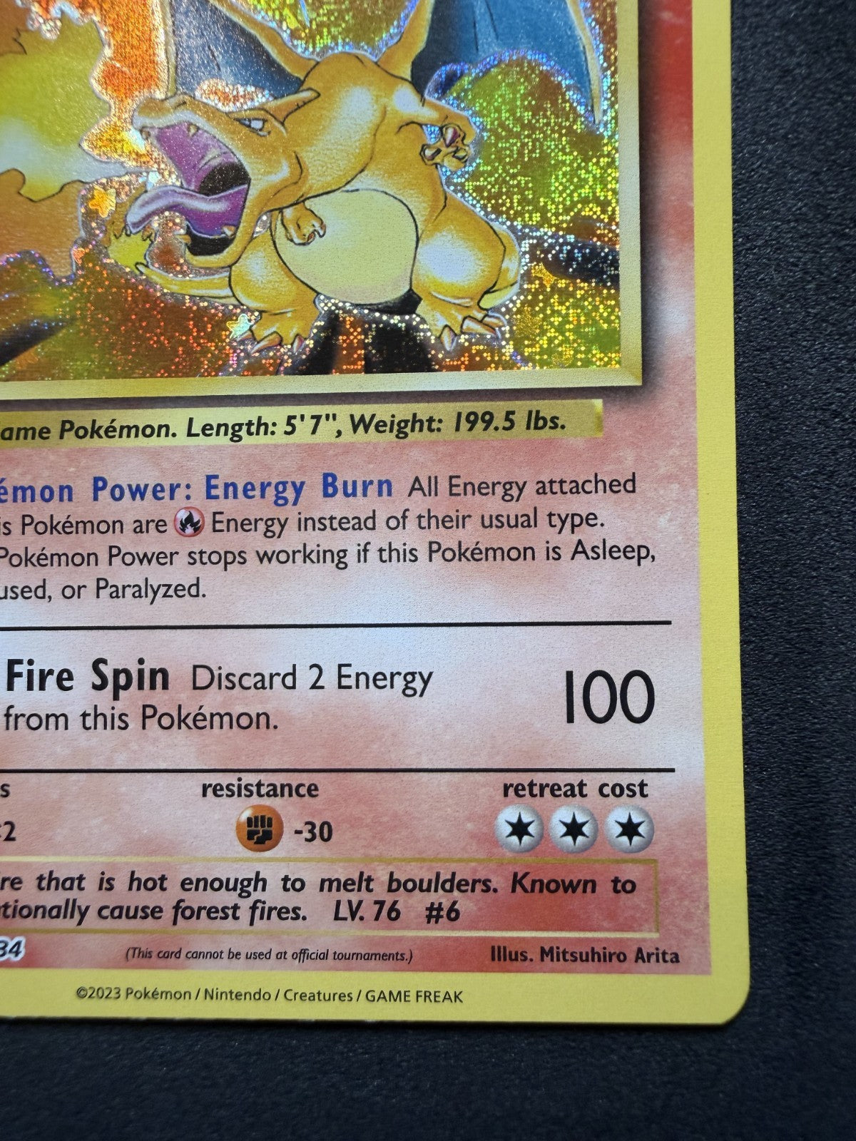 Pokémon TCG - Classic Collection 2023 - Charizard 003/034 - Cosmos Holo - NM