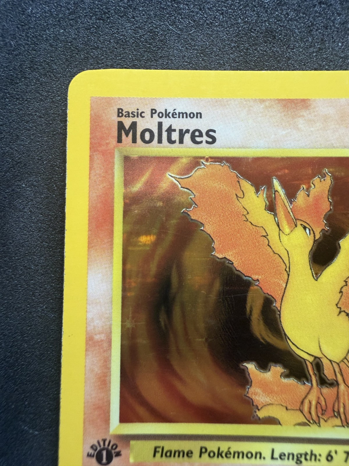 Pokemon: Moltres 12/62 - 1st Edition Fossil - Holo Rare - LP