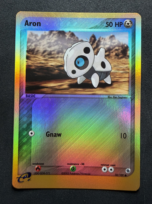 Pokémon Aron 50/109 EX Ruby & Sapphire Common Reverse Holo - LP