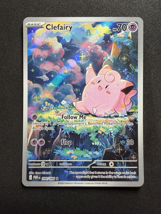 Clefairy 094/088 IR English Pokémon Card - NM