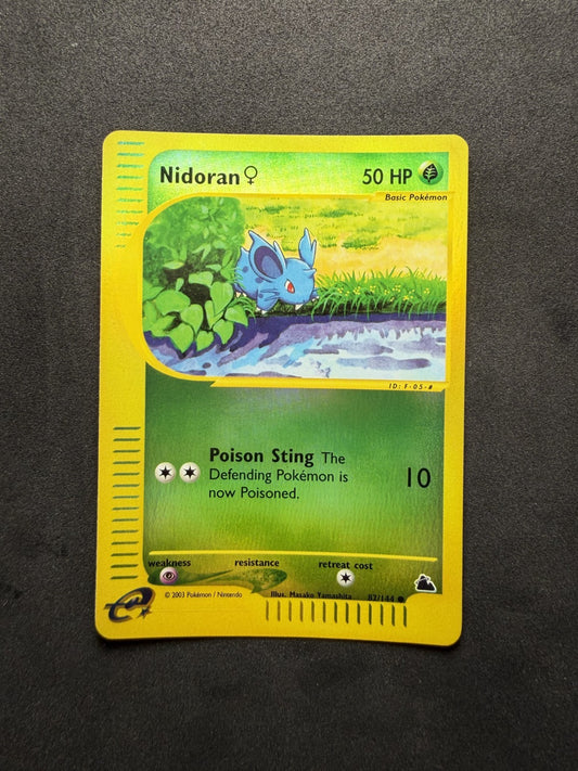 Pokemon TCG | Nidoran F 82/144 | Skyridge Common Reverse Holo - NM