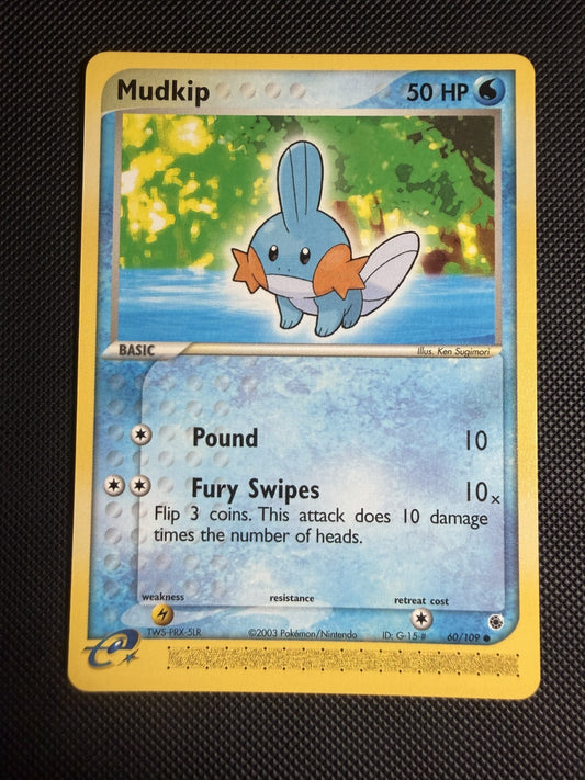 Mudkip 60/109 - Pokemon - Ruby & Sapphire - NM+
