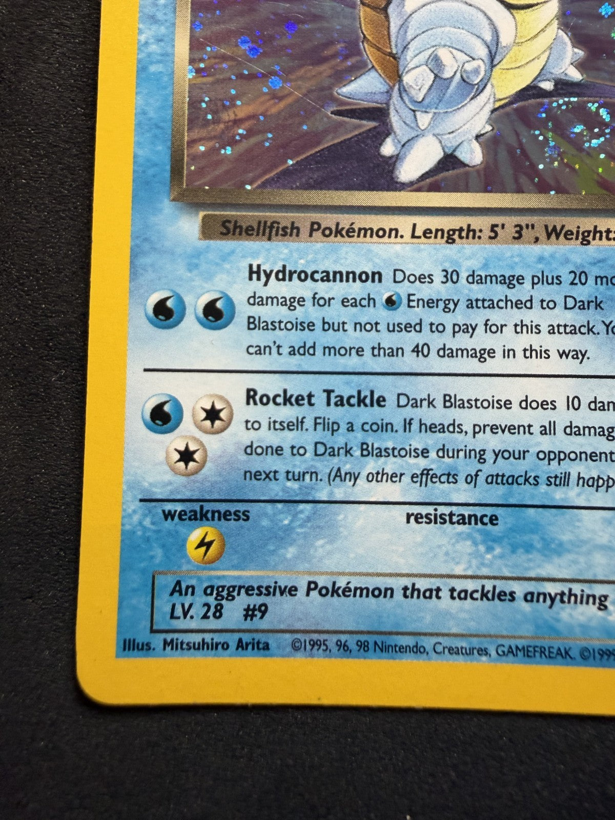 Dark Blastoise 3/82 | Team Rocket Unlimited | Pokemon Card - & SWIRL - LP