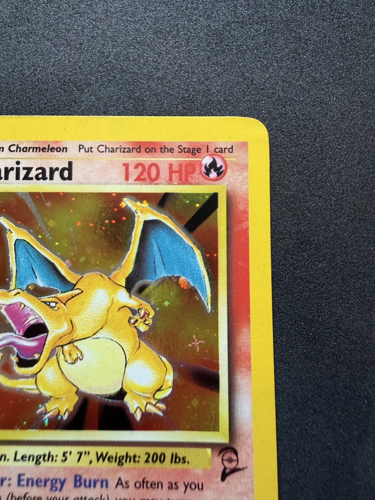 Charizard - 4/130 - Holo - Base Set 2 - Pokemon - SWIRL - LP