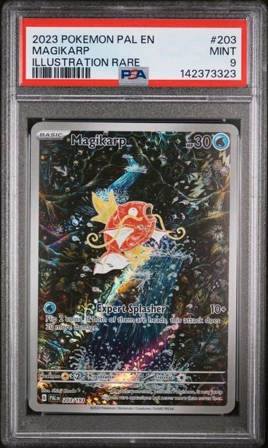 Magikarp 203/193 Paldea Evolved Illustration Rare - PSA 9