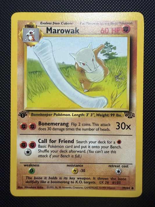 Marowak 39/64 Uncommon Jungle Pokemon 1st Edition - MINT