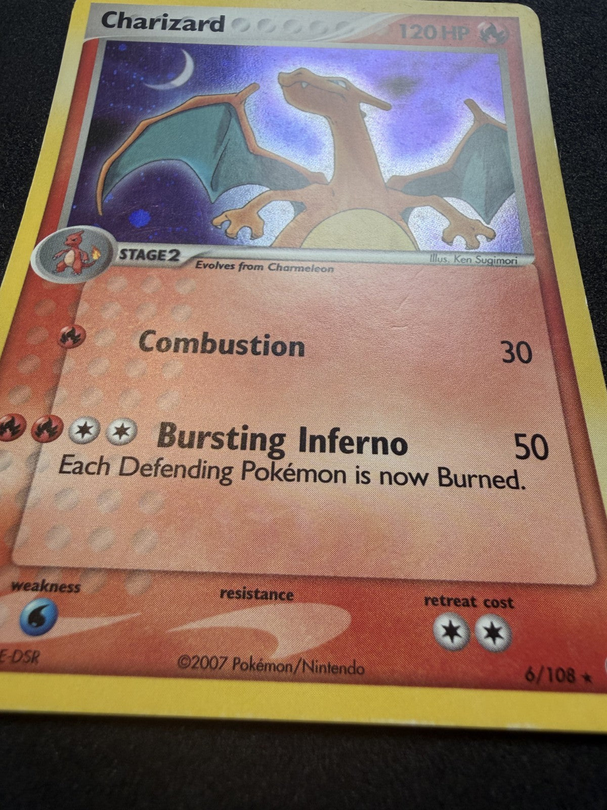 Charizard Holo Pokemon Card EX Power Keepers 6/108 - MP