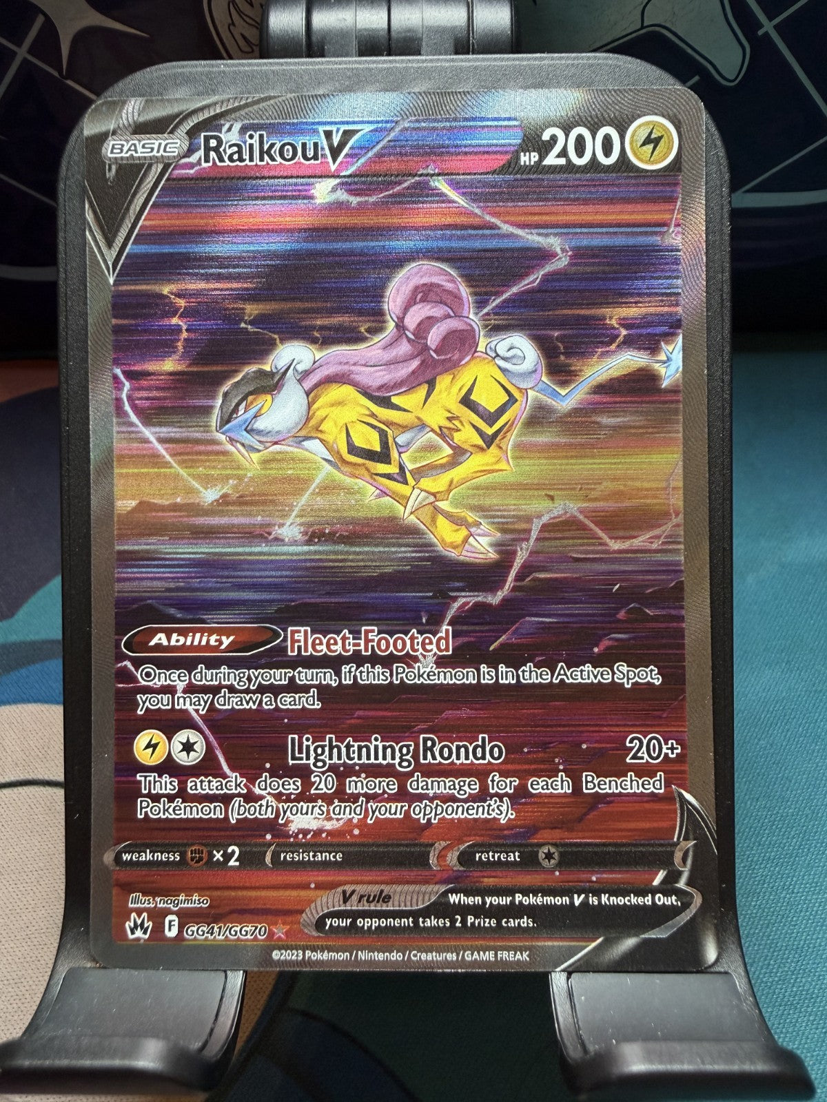 Crown Zenith Raikou V GG41/GG70 - Mint