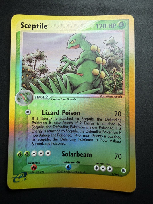 Sceptile 11/109 Reverse Holo 2003 - EX Ruby & Sapphire - Pokemon Card - NM