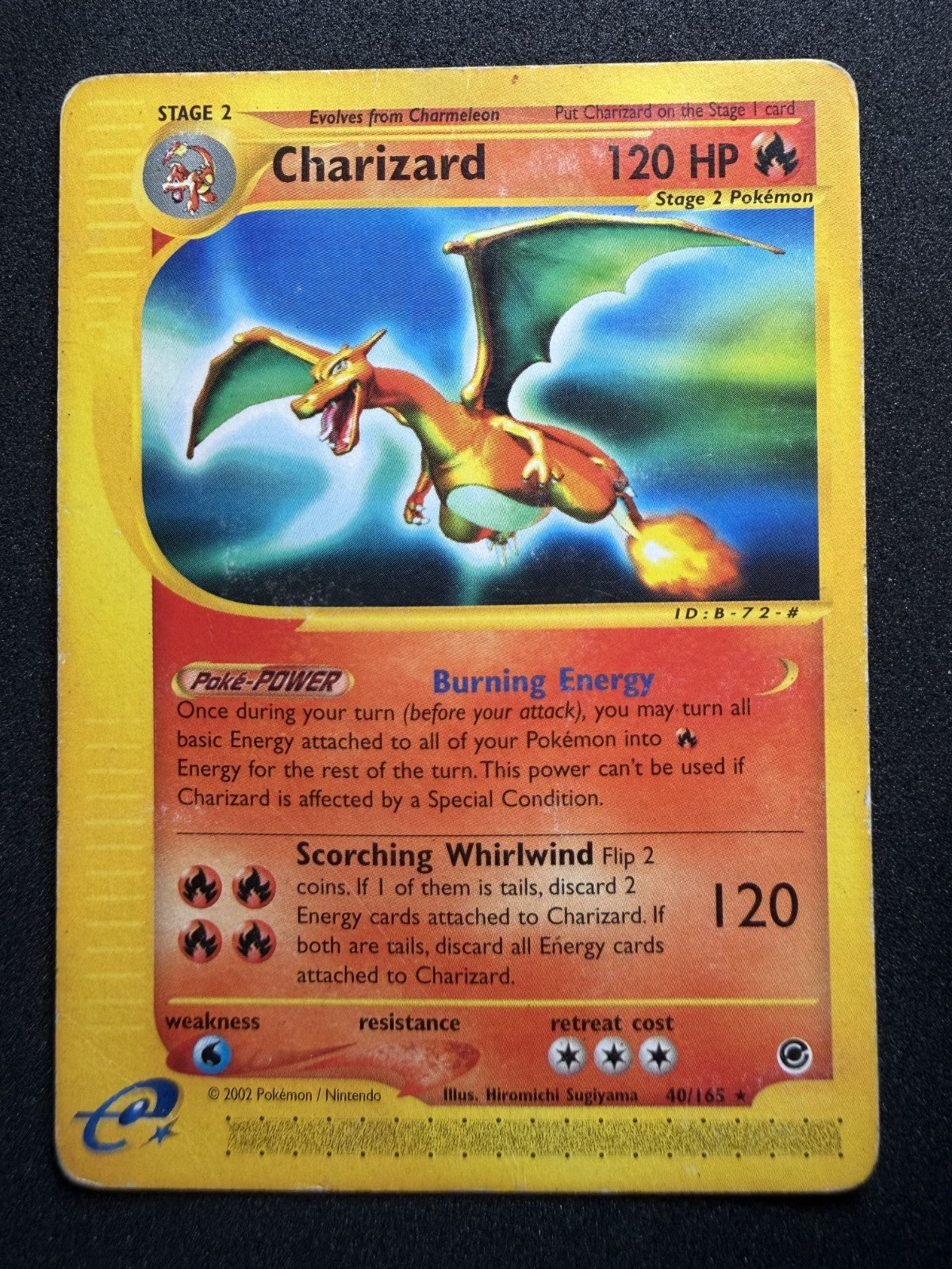 Charizard 040/165 Non Holo Expedition Pokemon Card - HP