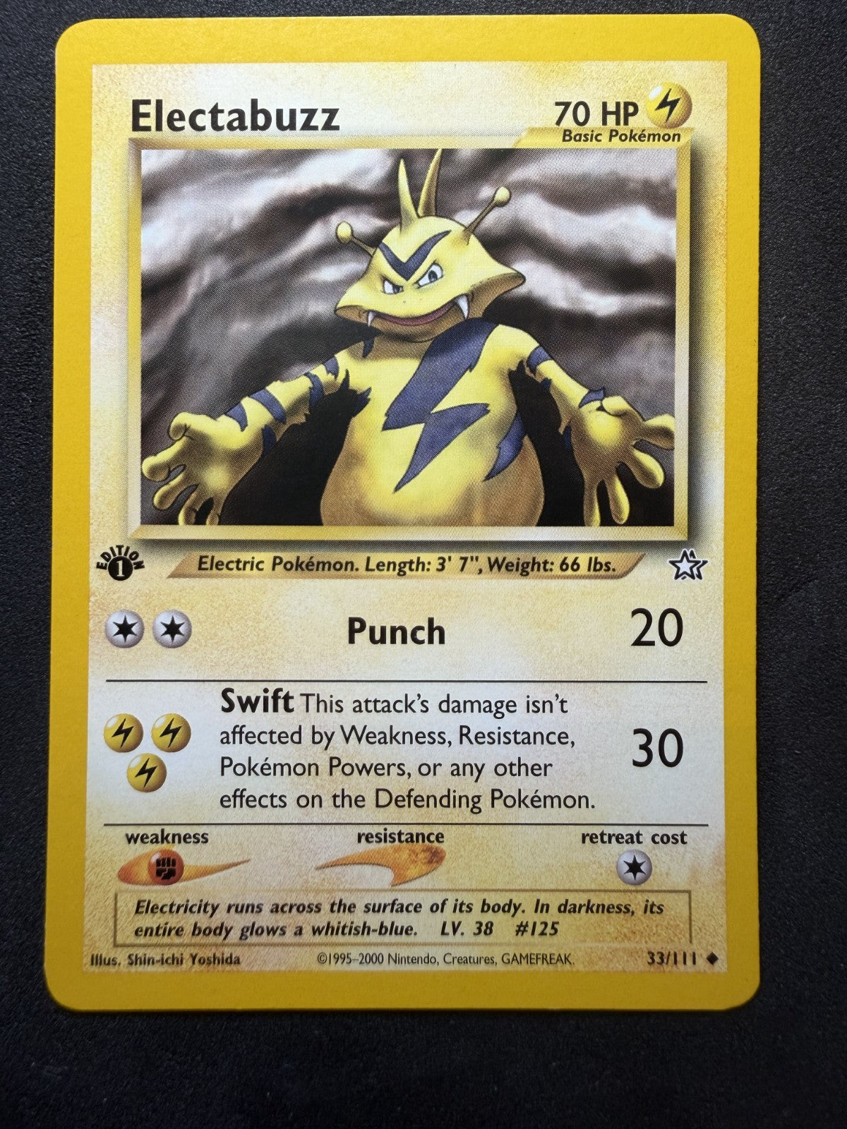 Electabuzz - 33/111 - Neo Genesis - Unlimited - Pokemon Card - NM