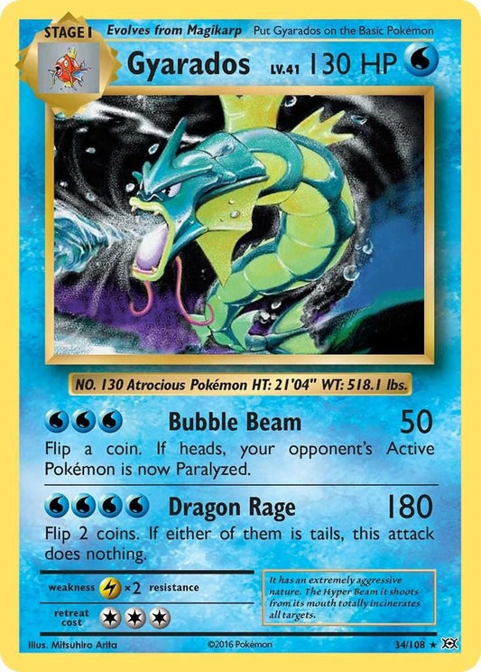 Gyarados #34 Pokemon Evolutions - Mint