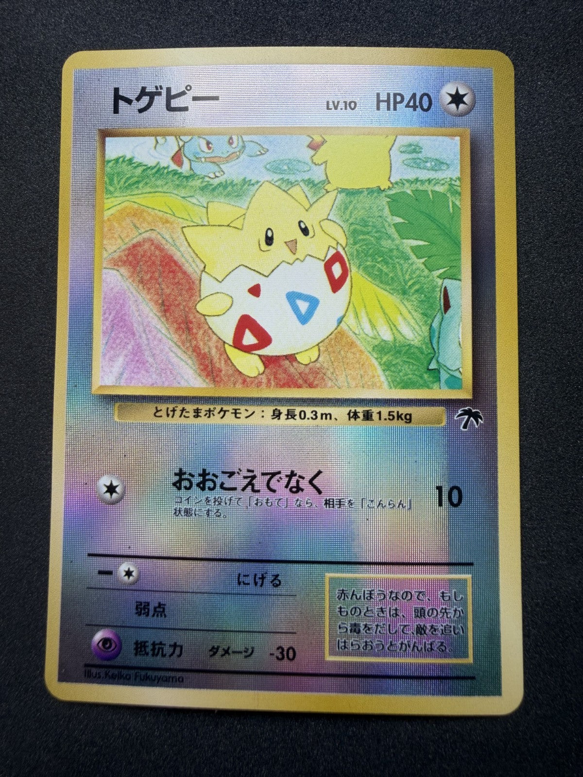 Pokemon TCG: Togepi Holo Southern Islands Promo 1999 Japanese - NM