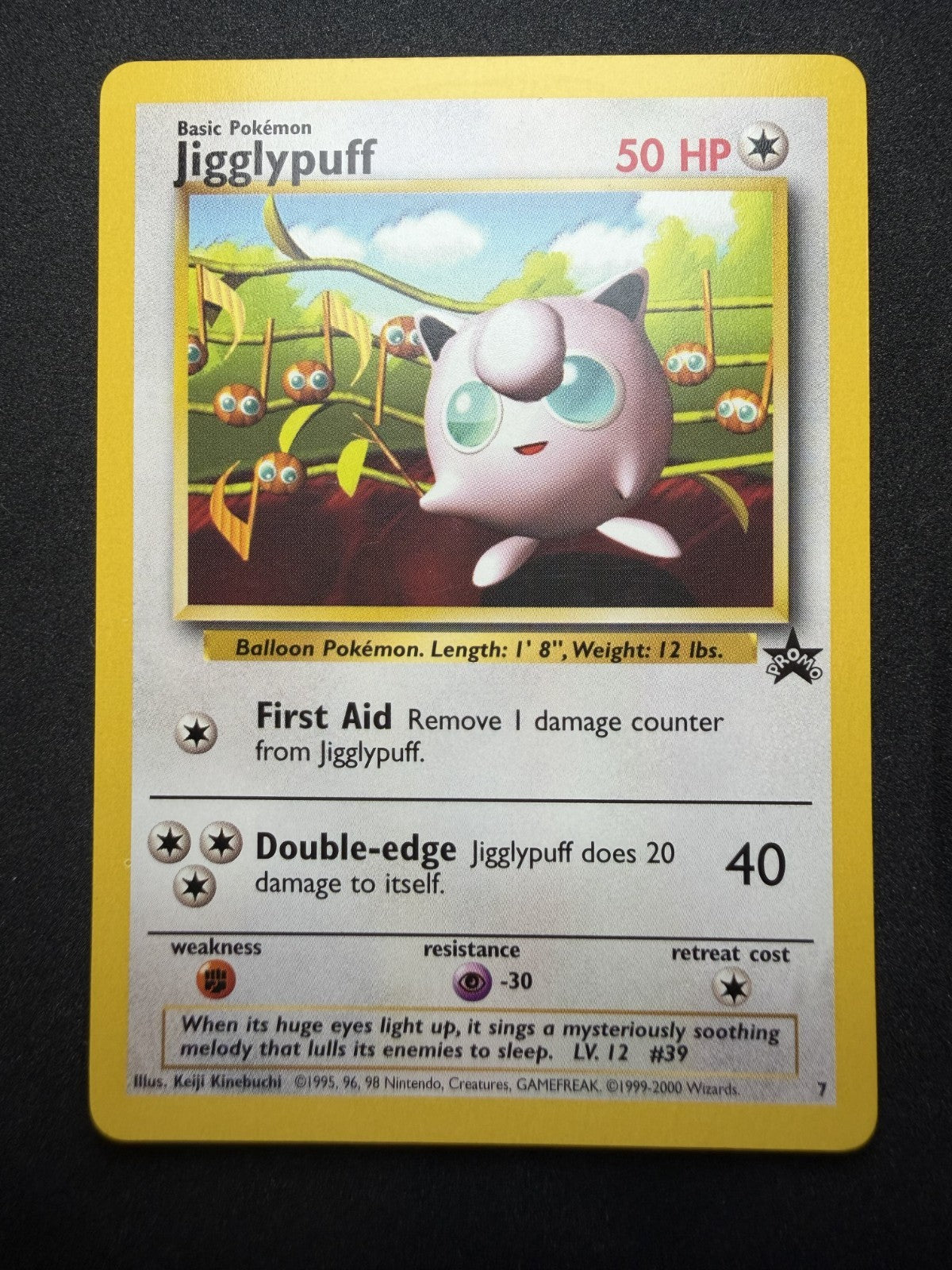 Pokemon TCG: Jigglypuff #7 Pokemon Promo - NM