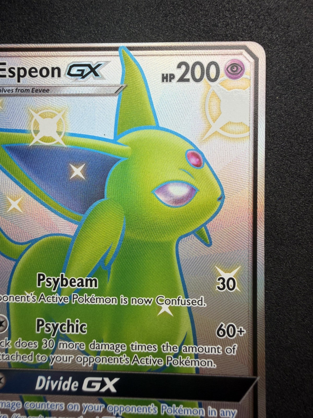 Espeon GX SV60/SV94 Shiny GX Rare Hidden Fates Shiny Vault Pokemon - NM