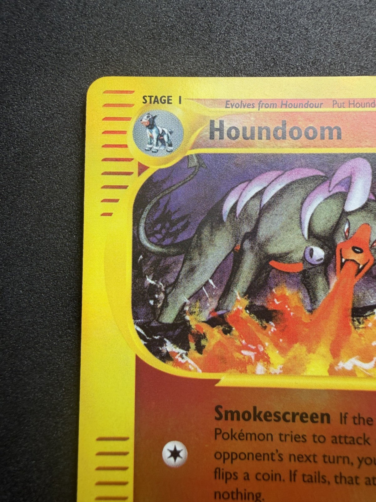 Pokemon Houndoom 14/147 Aquapolis Holo Reverse Rare 2002 English - NM