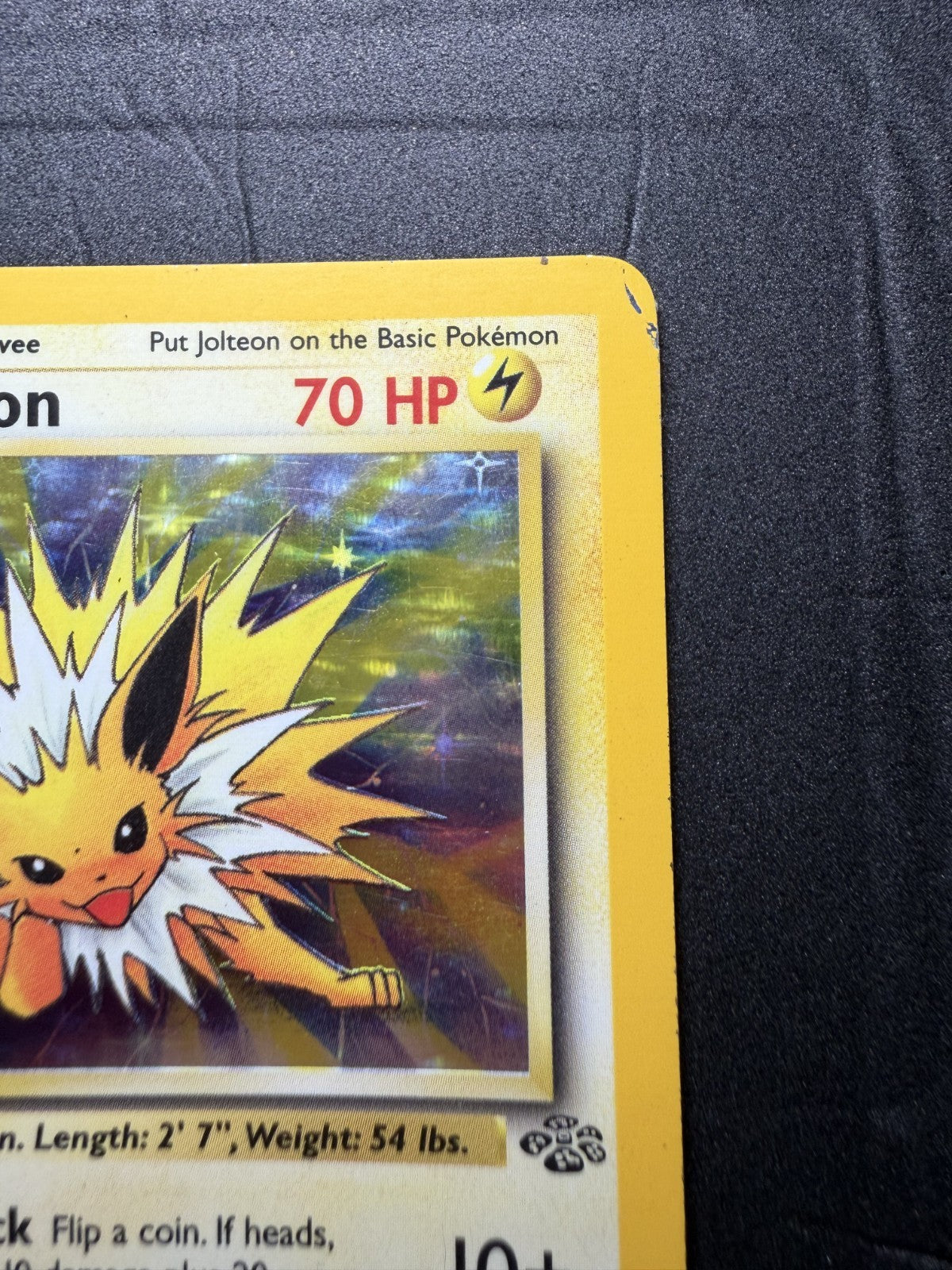 Jolteon - 4/64 - 1st Edition - Holo Rare - Jungle - Pokemon Card - MP