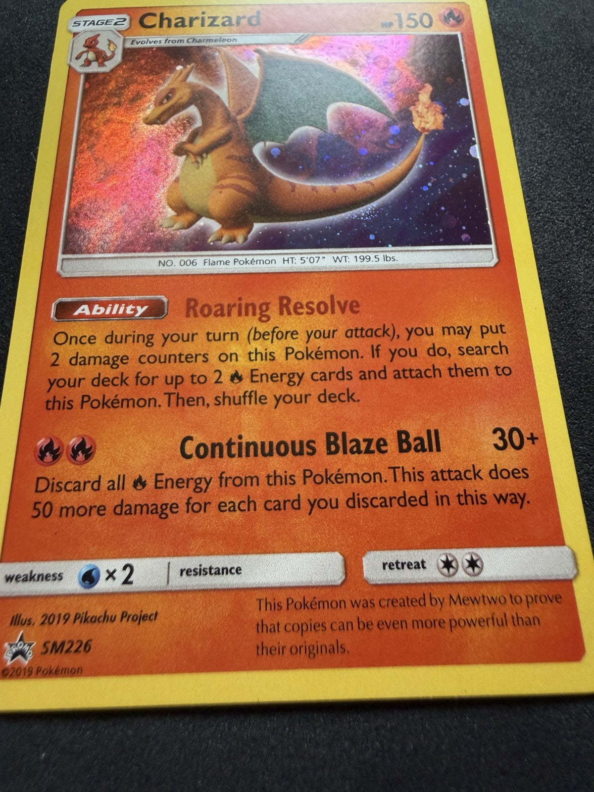 Charizard - SM226 Holo Promo Sun & Moon Promo Pokemon - NM/M
